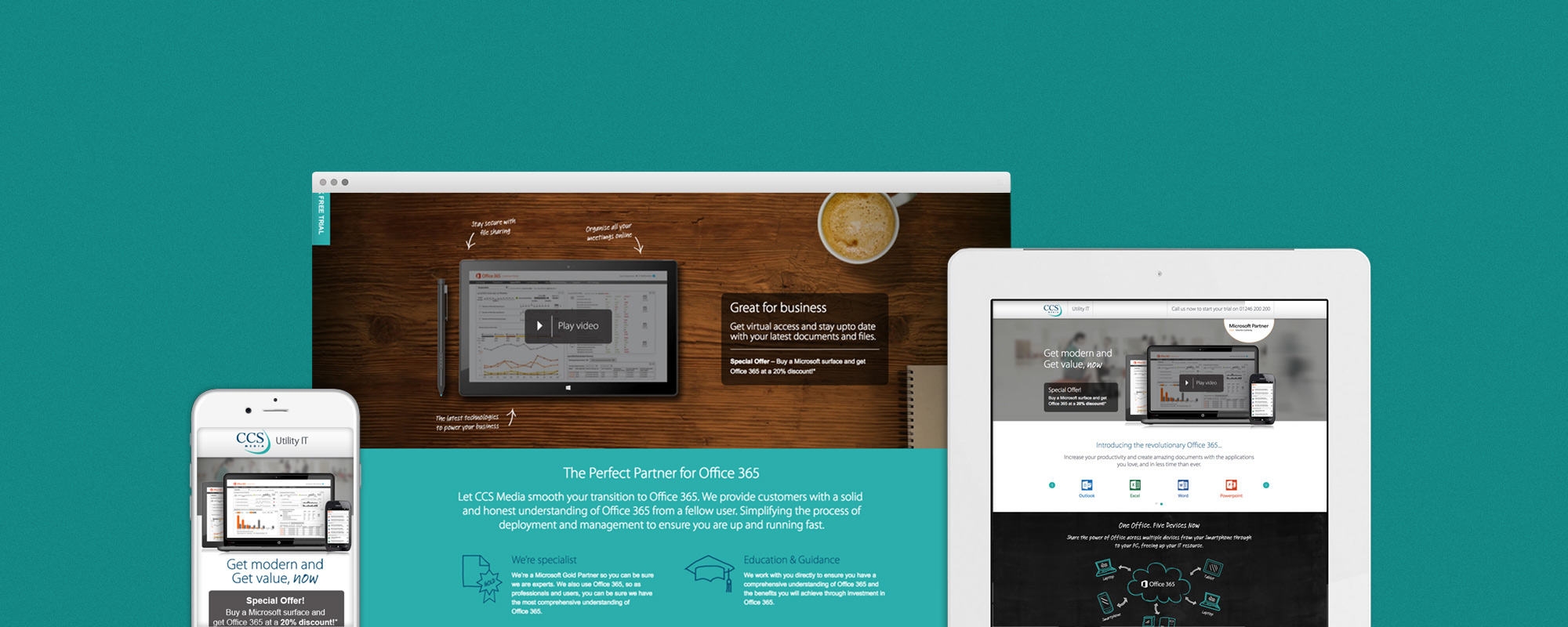 Responsive  Design Utility IT site Design